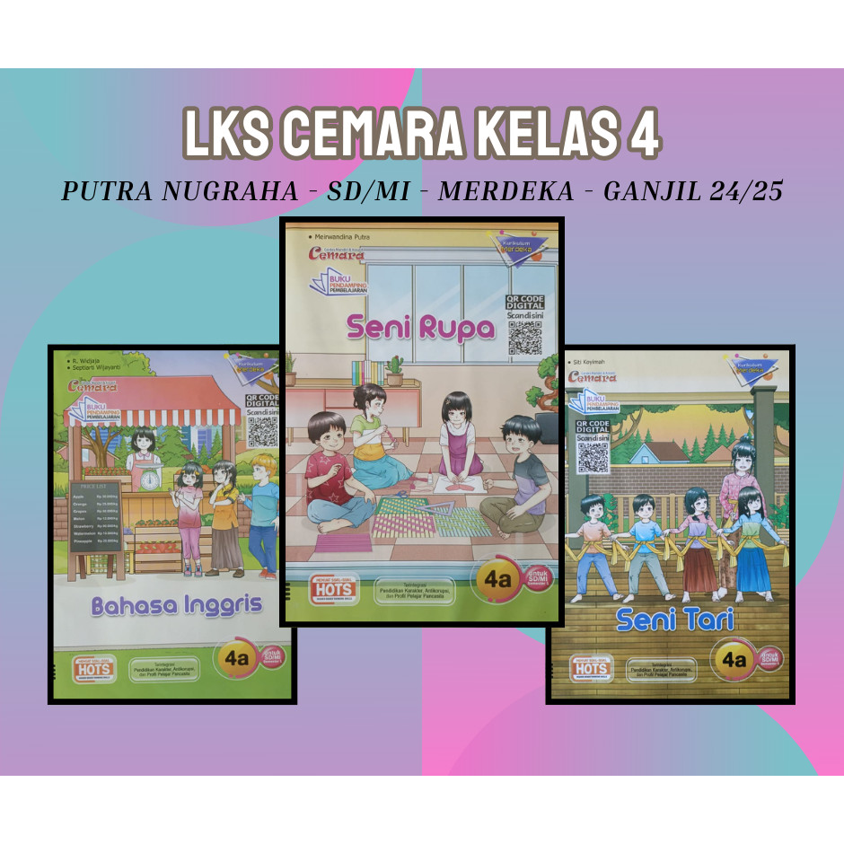 Jual Buku LKS Putra Nugraha Cemara Mahir Zamrud SD MI Kelas 4 Merdeka