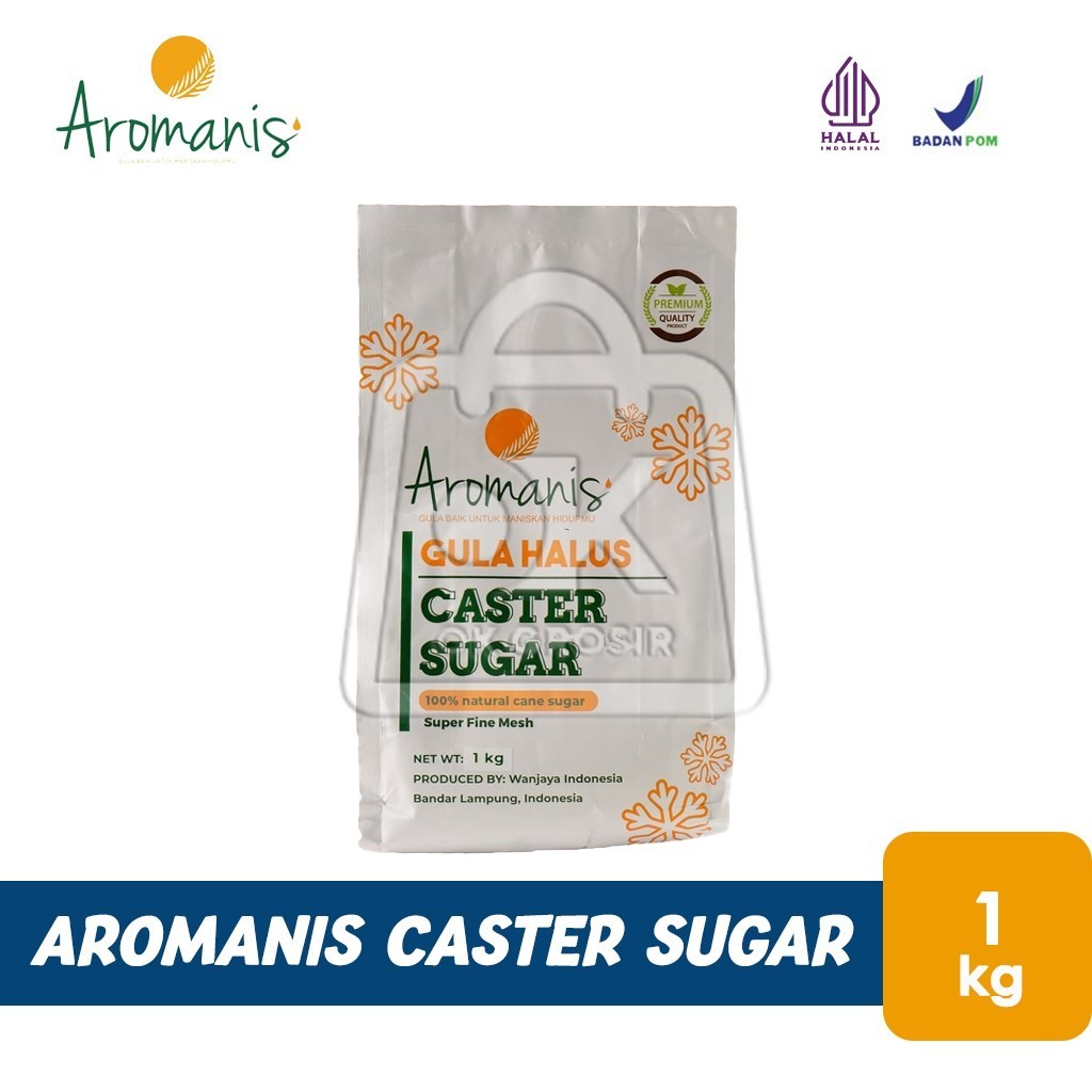 Jual Gula Putih Halus Aromanis Aromanis Caster Sugar Kg Shopee