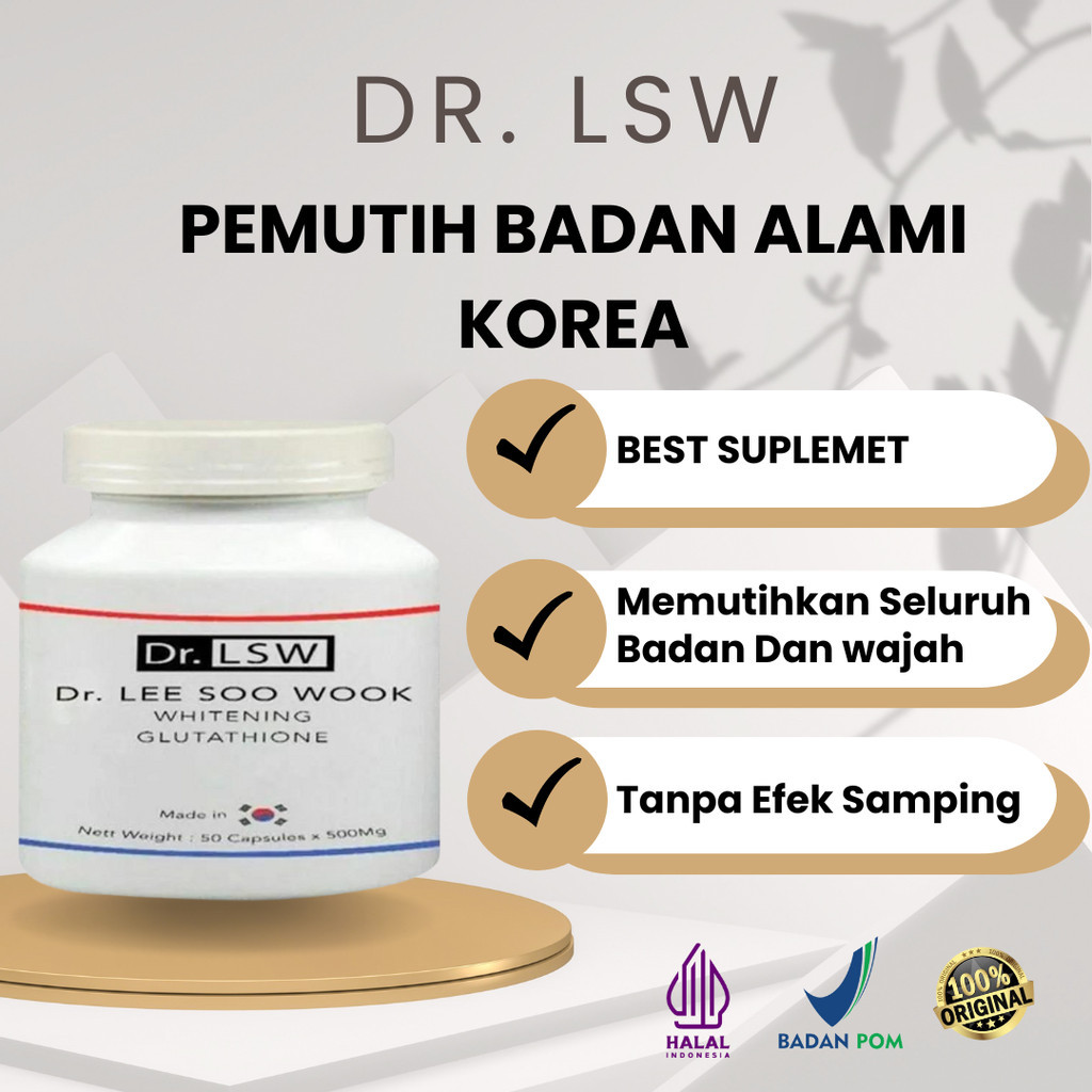 Jual Promo Dr Lsw Asli Original Glutathione Lee Soo Wook Whitening