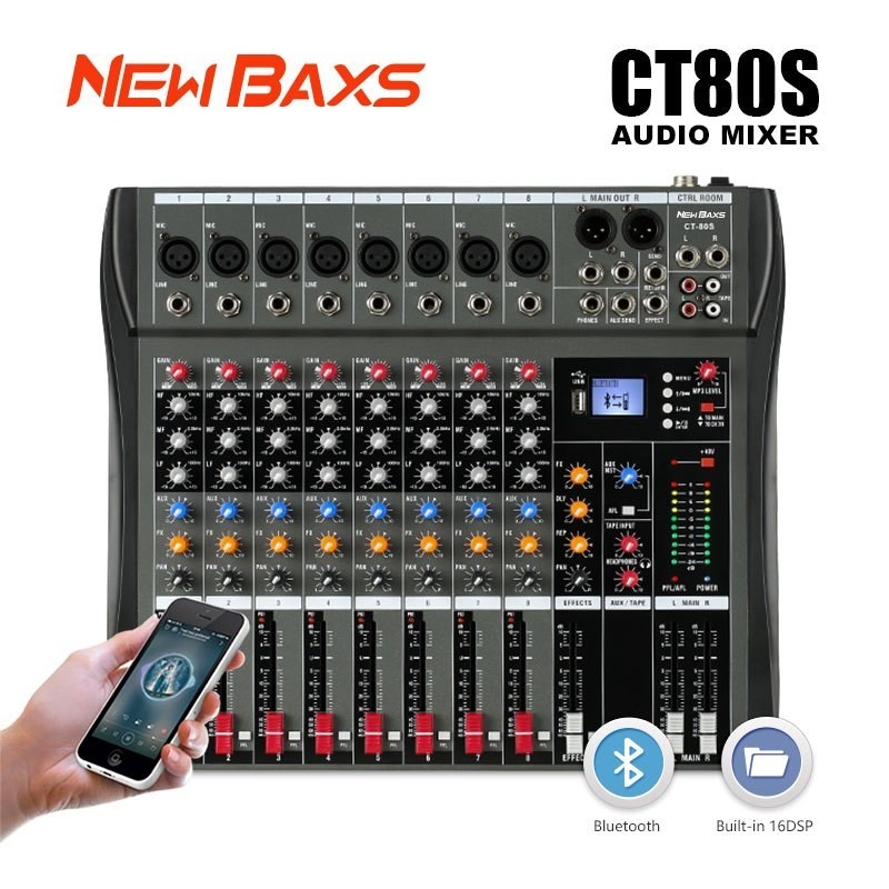 Jual Promo New Baxs Ct S Audio Mixer Professional Channel