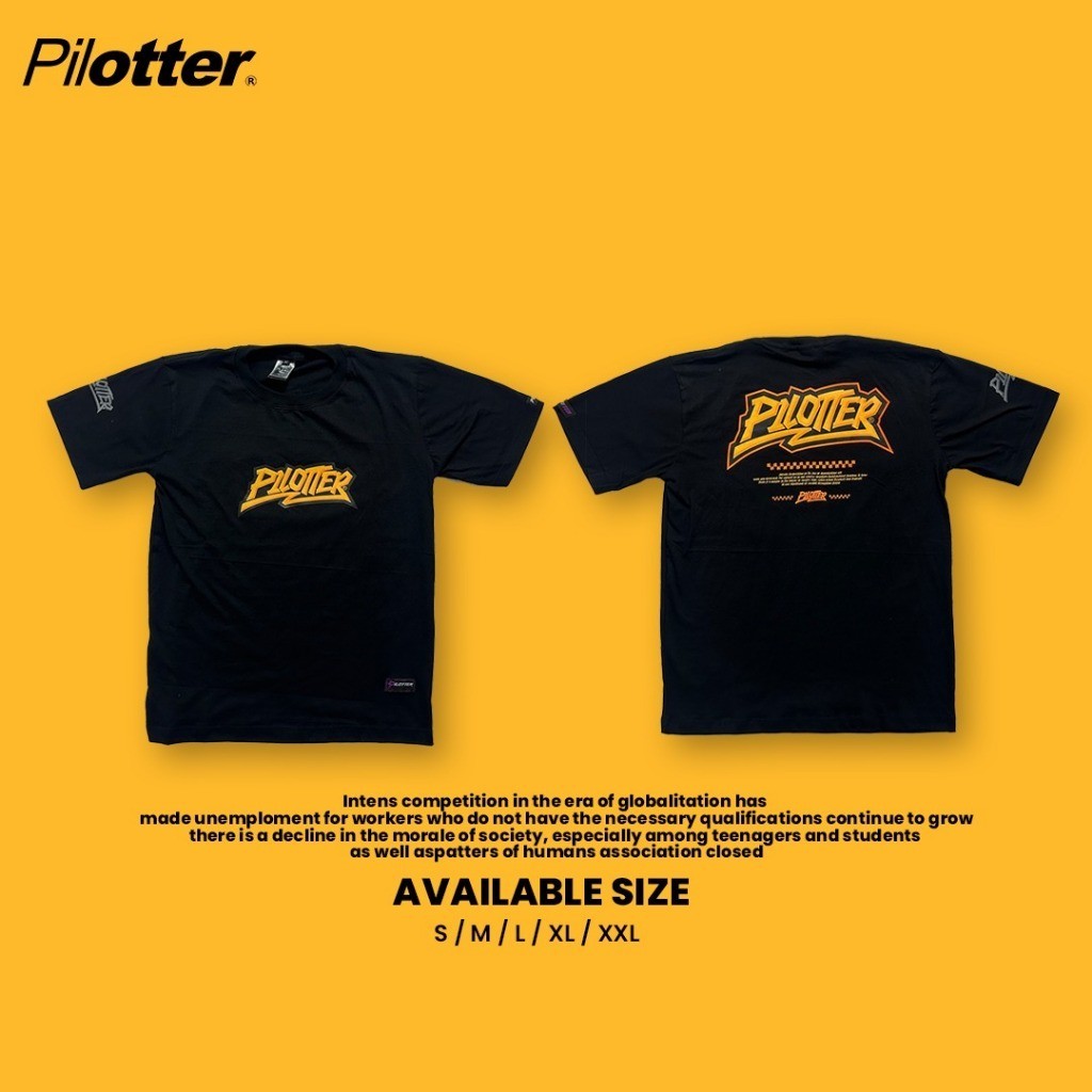 Jual Ori Kaos Pilotter Skate Original Free Stiker Kaos Pilotter Skate