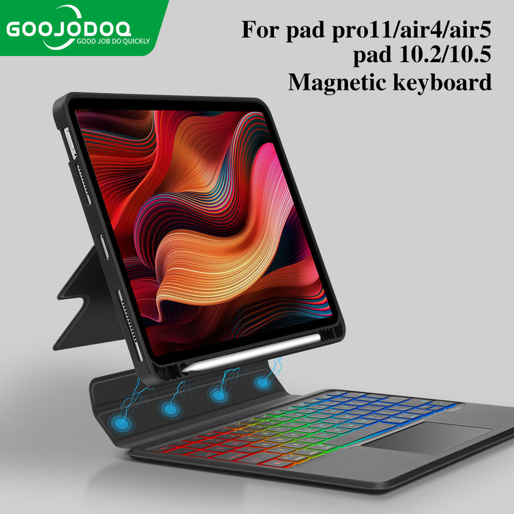 Jual GOOJODOQ For Magic Keyboard Case Bluetooth Keyboard Wireless For