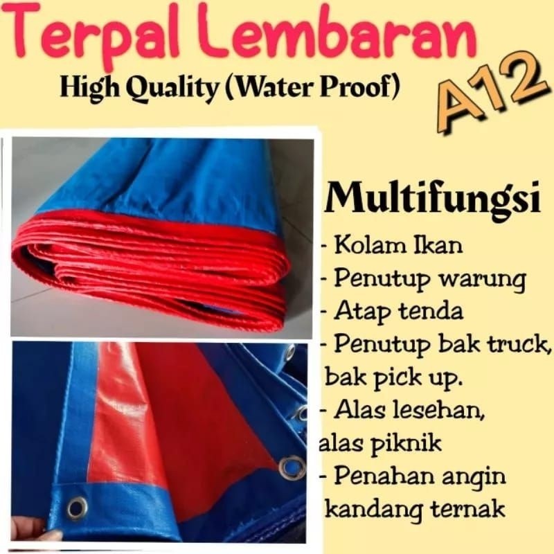 Jual Terpal Lembaran Ukuran 2x3 2x4 2x5 3x3 3x4 3x5 Terpaulin