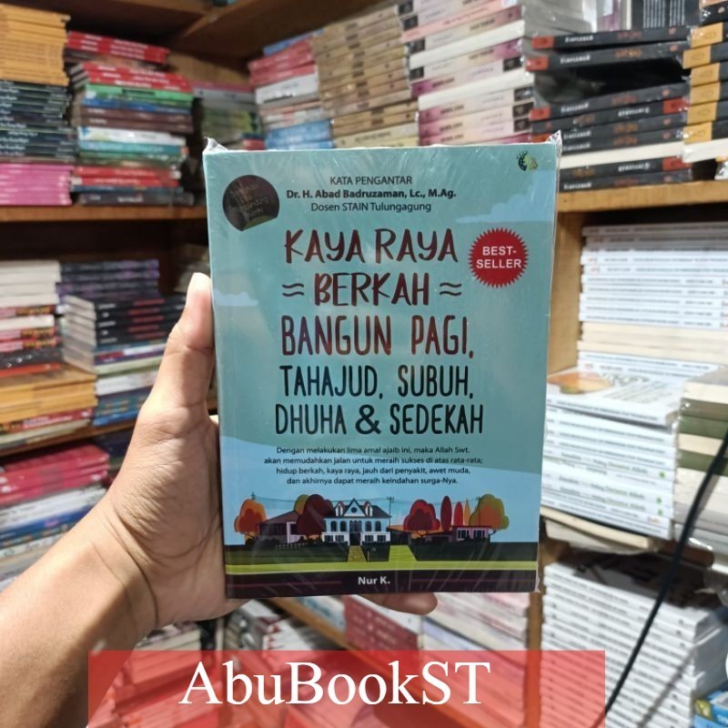 Jual Buku Kaya Raya Berkah Bangun Pagi Tahajud Subuh Dhuha Dan