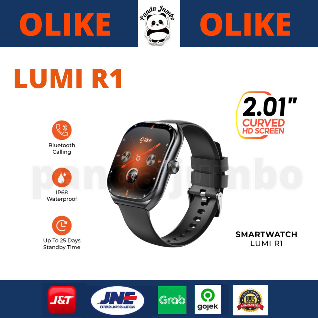 Jual OLIKE LUMI R1 SMARTWATCH 2 01 ULTRA WIDE SCREEN BLUETOOTH CALLING