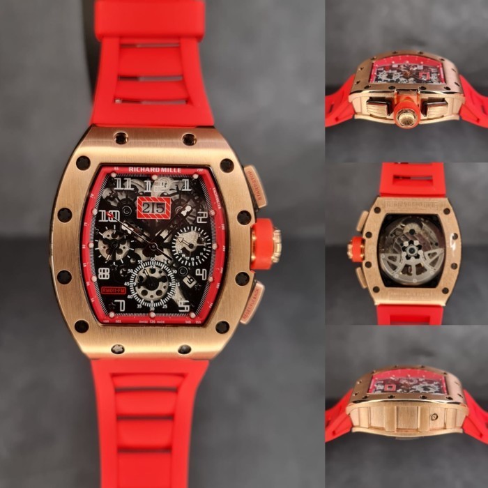 Jual JAM TANGAN PRIA RICHARD MILLE RM MEWAH AUTOMATIC SUPWR GRADE AAA