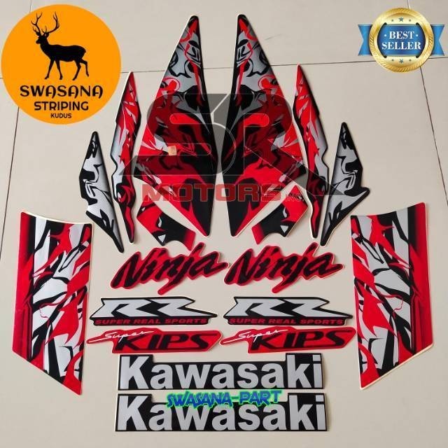 Jual Sticker Striping Lis Les Polet Kawasaki Ninja Rr List Body Standar