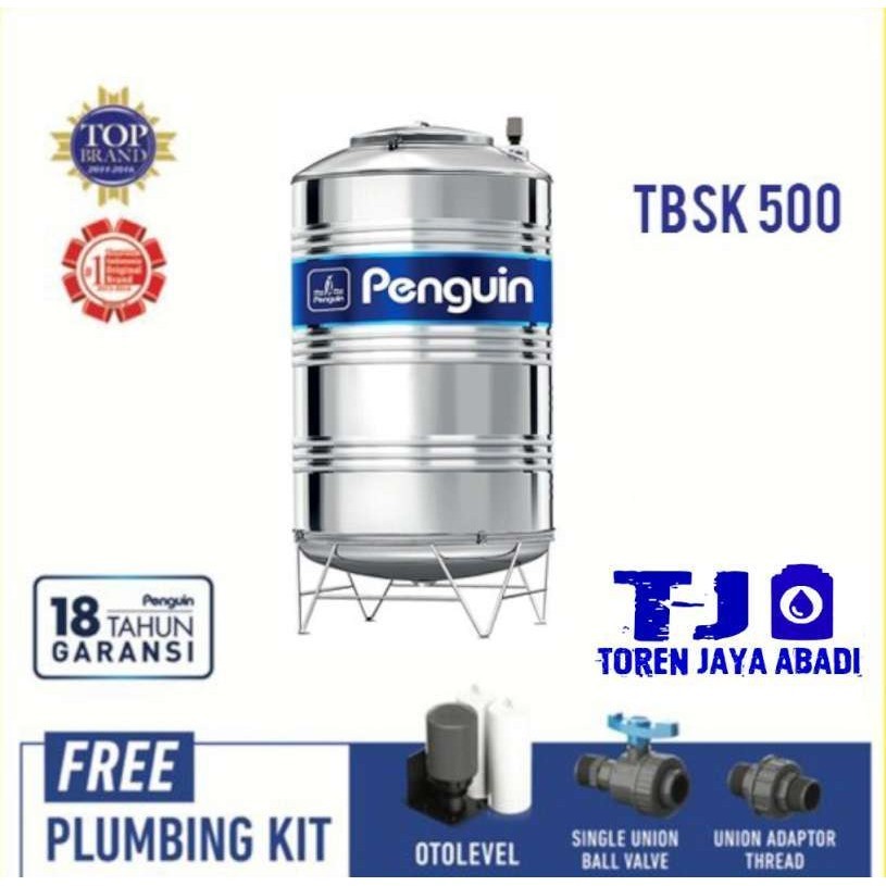 Jual Promosi Tandon Toren Tangki Air Stainless Penguin TBSK 500