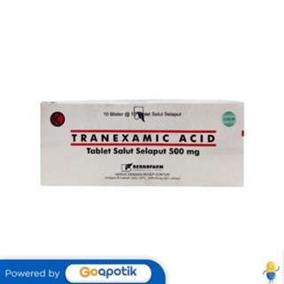 Jual Tranexamic Acid Bernofarm Mg Box Tablet Shopee Indonesia