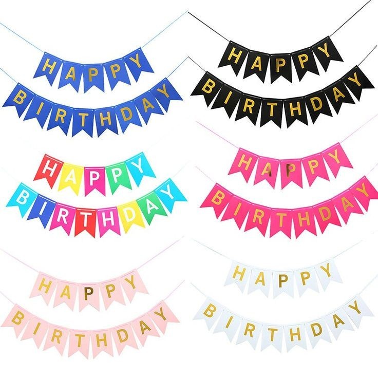 Jual SE BANNER HAPPY BIRTHDAY FULL SET BANNER ULANG TAHUN BANNER