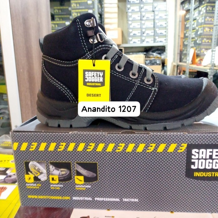 Jual Sepatu Safety Jogger Dessert Safety Jogger Desert Hitam