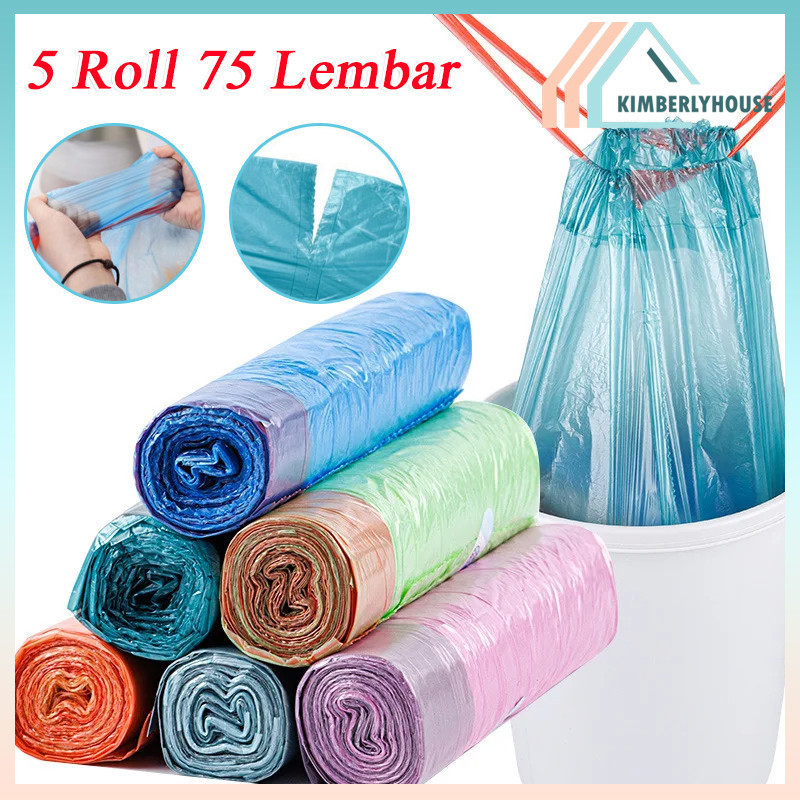 Jual Roll Lembar Kantong Sampah Plastik Sampah Roll Rumah Tangga