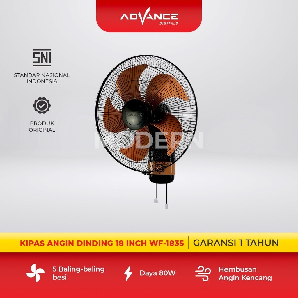 Jual Advance Kipas Angin Dinding Wf Wall Fan Inch Tornado Besi