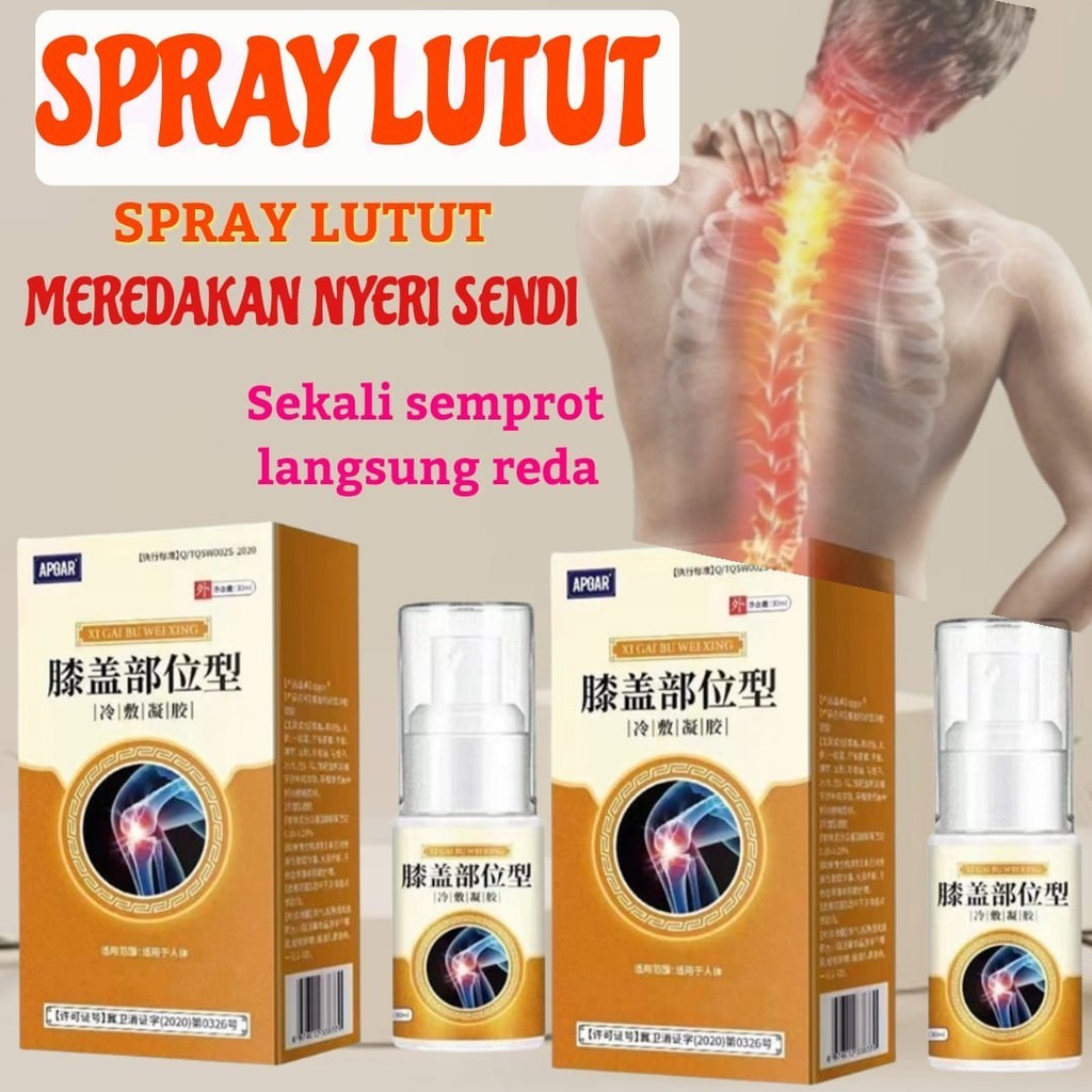 Jual Spray Lutut Nyeri Sendi Linu Tulang Punggung Belakang Semprotan