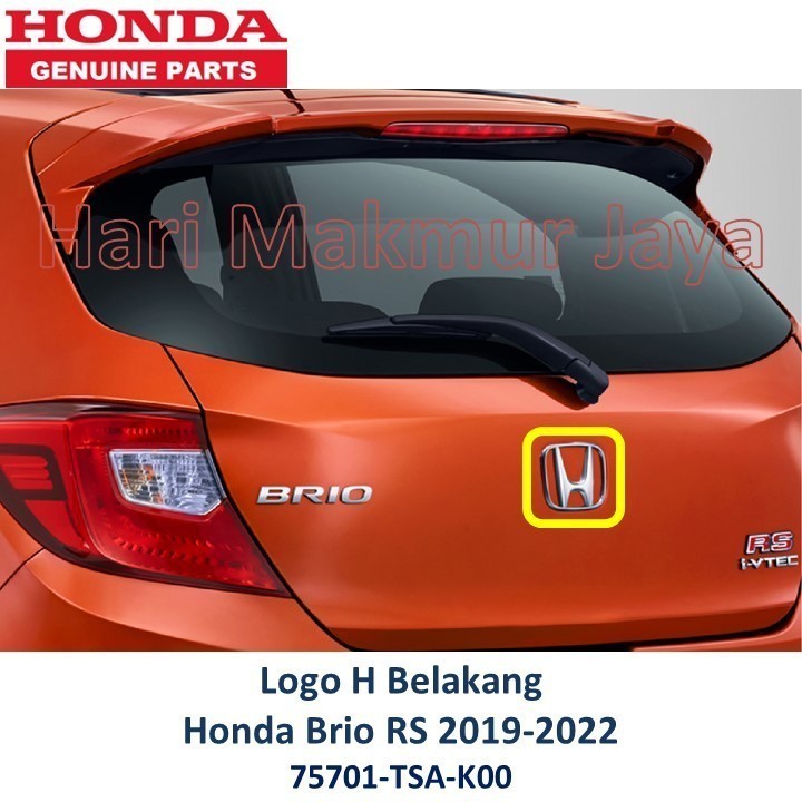 Jual Logo Emblem H Pintu Bagasi Belakang Honda All New Brio Rs