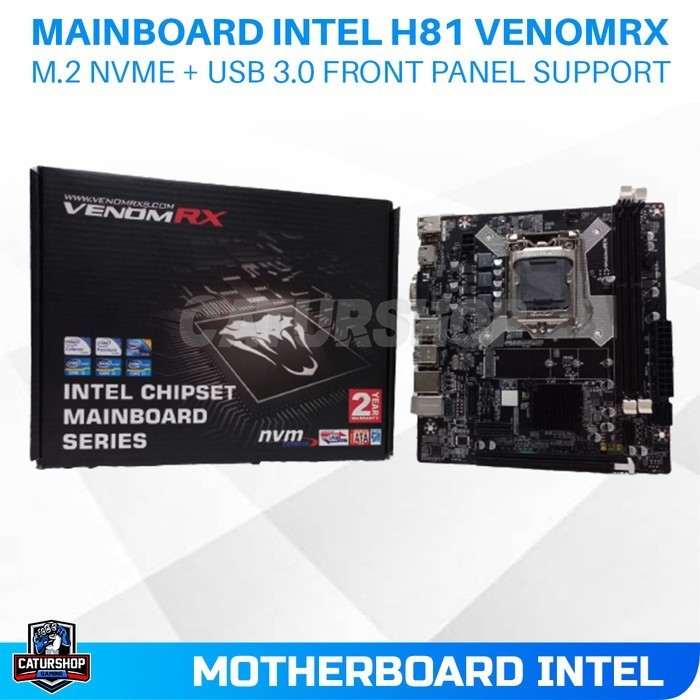 Jual Venomrx H Intel Lga Ddr Nvme Motherboard Intel M Nvme