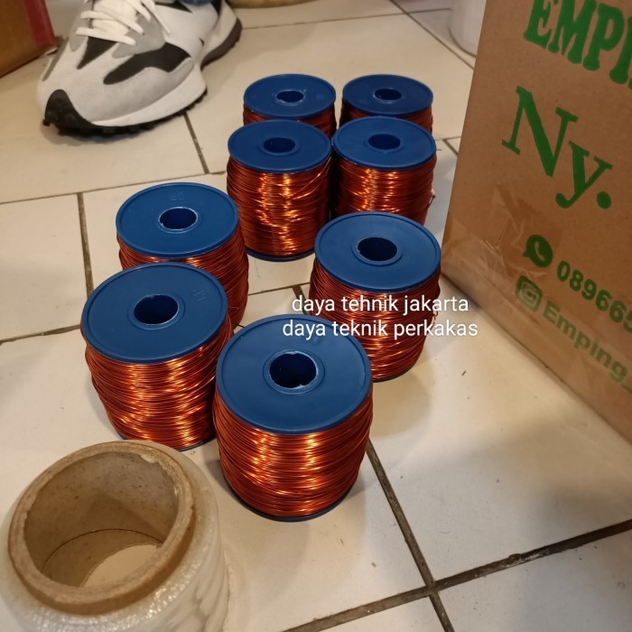 Jual Kawat Tembaga Email 0 10mm 1kg Wire Cooper Tembaga Gulung Dinamo