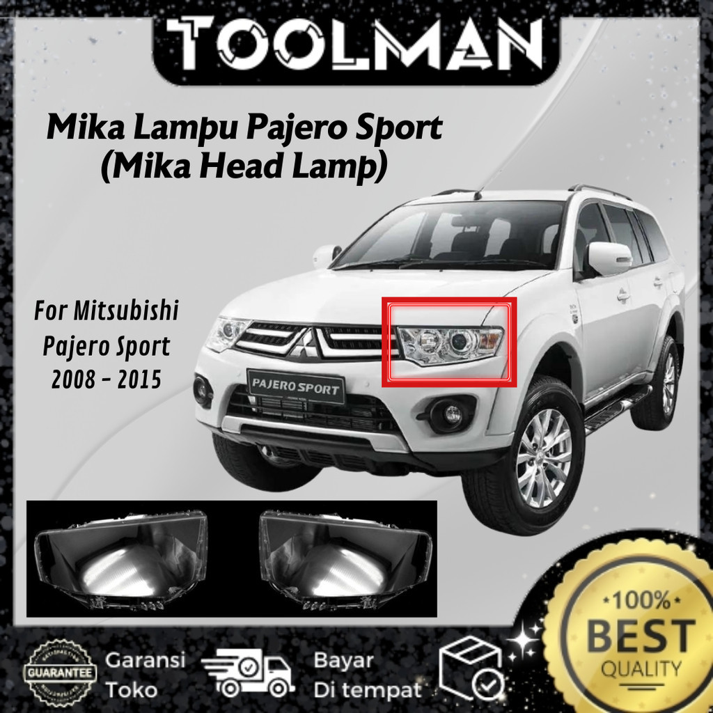 Jual Toolman Garansi Satu Tahun Mika Head Lamp For Mitsubishi Pajero