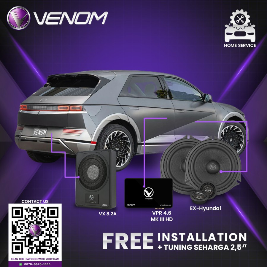 Jual Venom Express Hyundai Ioniq 5 Signature EV Paket Audio Mobil