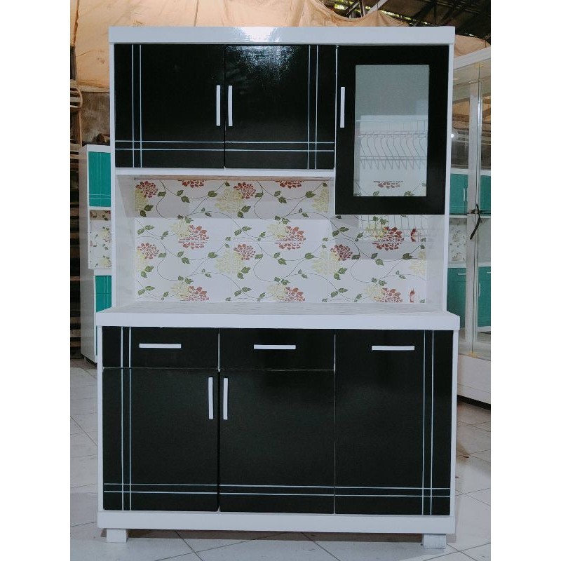 Jual Lemari Dapur Rak Piring Sayur 3 Pintu Bekasi Shopee Indonesia