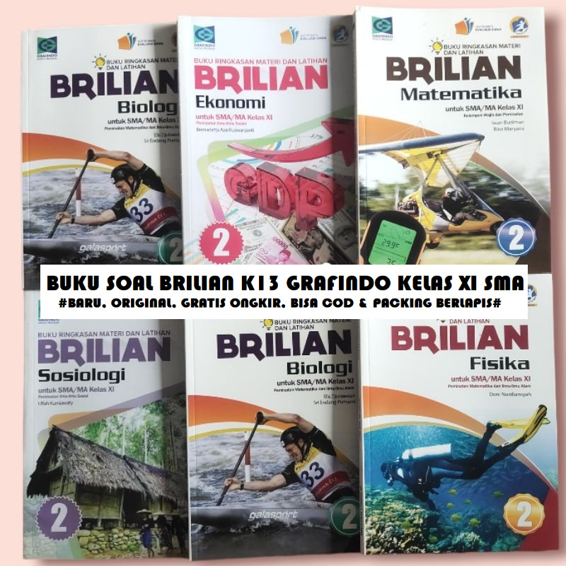 Jual Brilian Buku Soal Brilian Kelas Xi Sma Ma K Penerbit