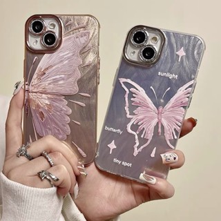 Jual Kupu Kupu Glitter Pelindung Hp Kamera Case Girly Pink Butterfly