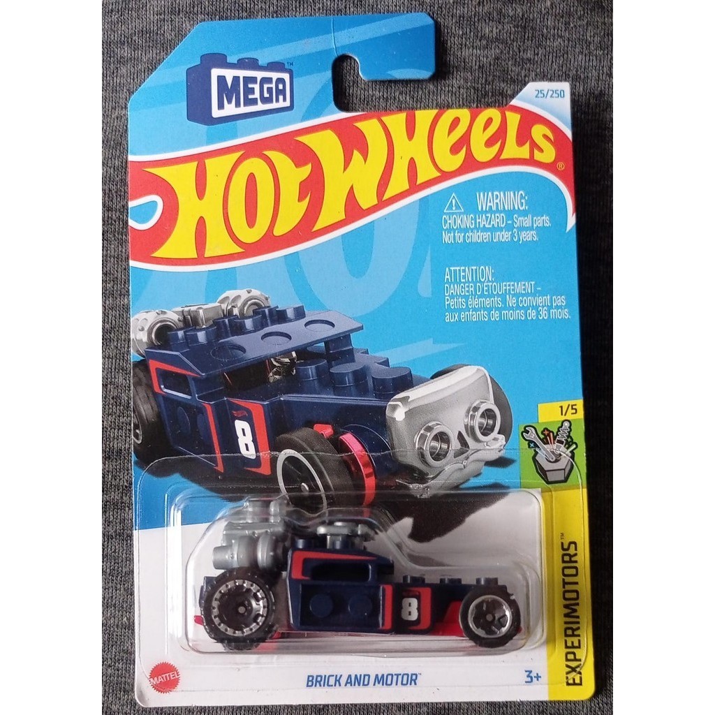 Jual Hot Wheels Brick And Motor Experimotors No 8 Dark Blue Shopee Indonesia
