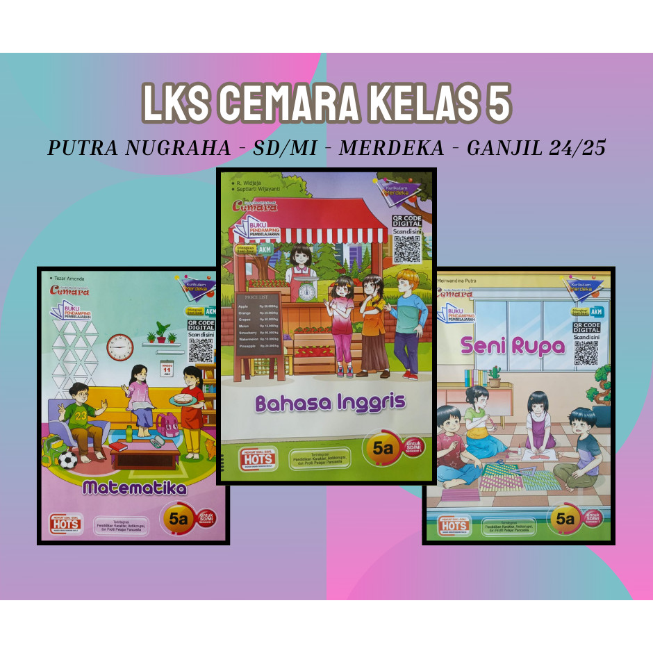 Jual Buku LKS Putra Nugraha Cemara Mahir Zamrud SD MI Kelas 5 Merdeka