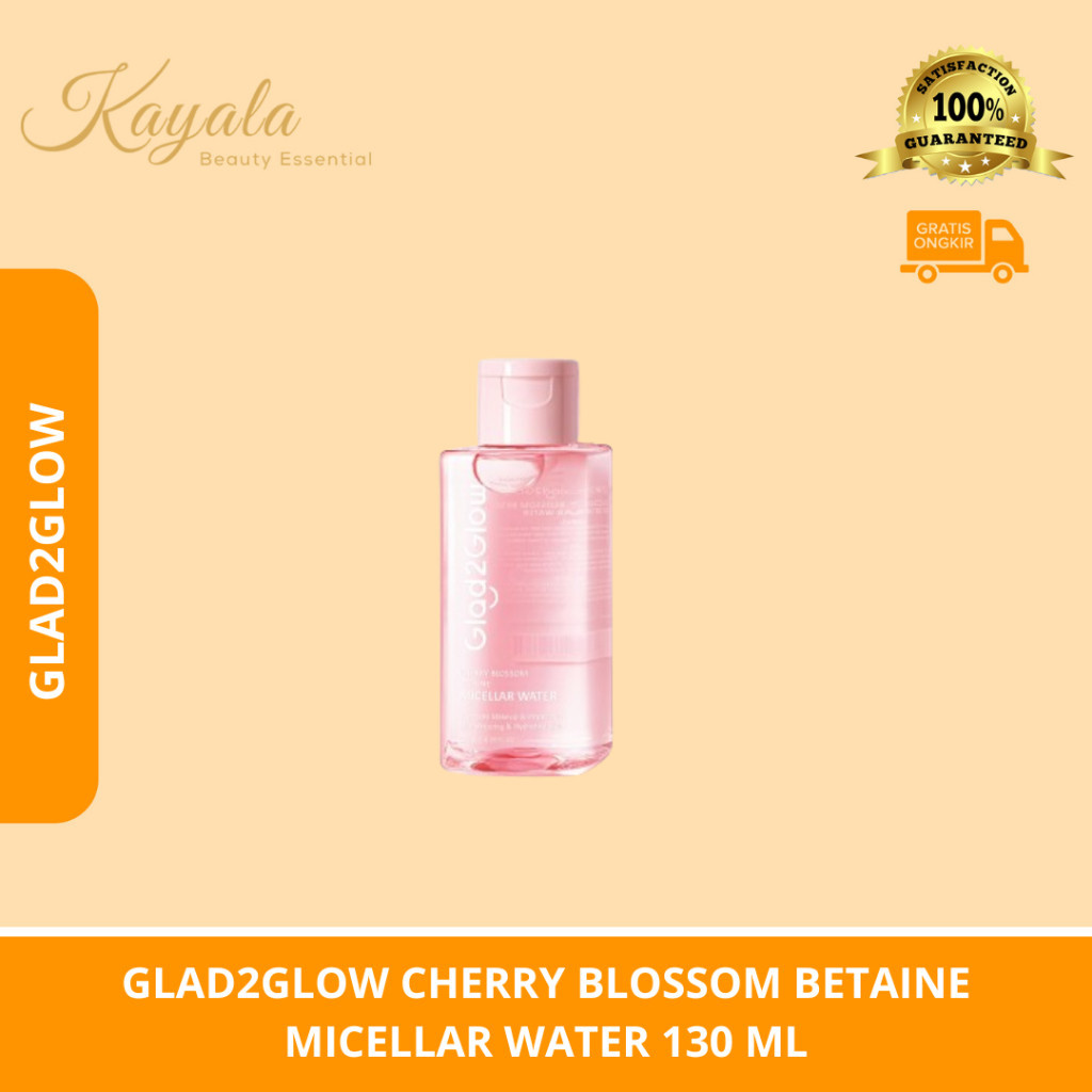 Jual Glad Glow Cherry Blossom Betaine Micellar Water Ml Shopee