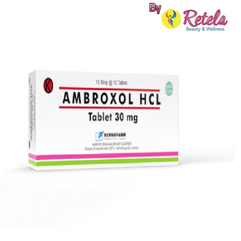 Jual AMBROXOL 30MG 1 STRIP 10 TABLET GEN BERNO Shopee Indonesia