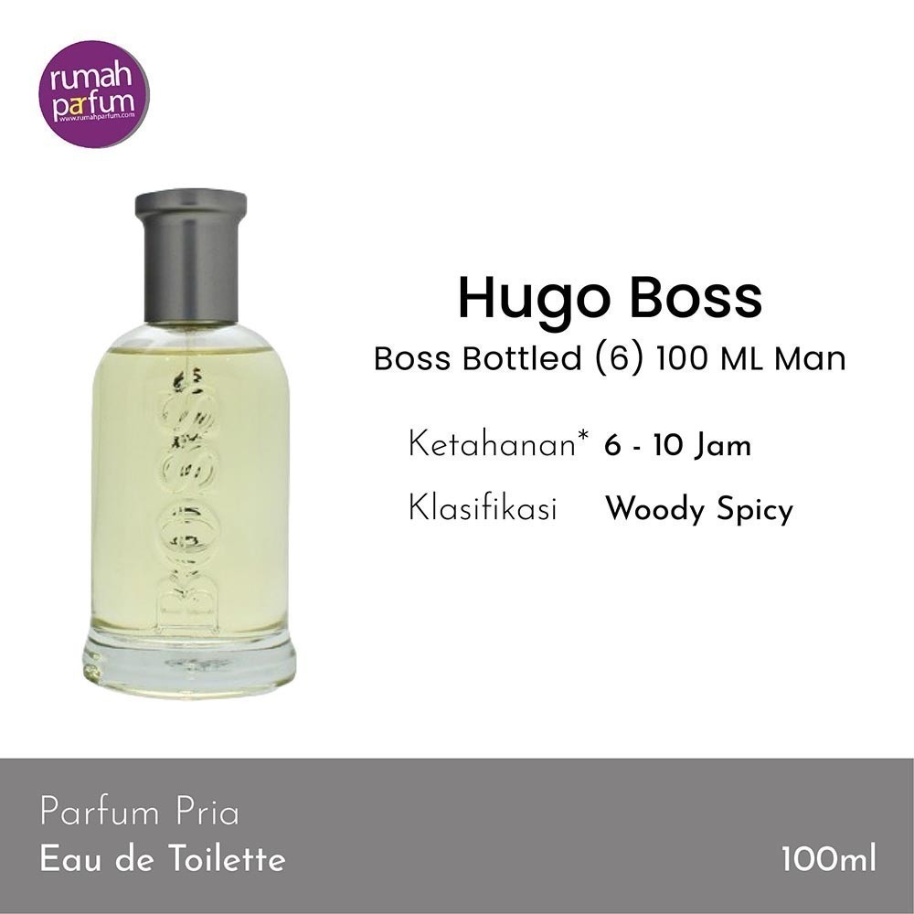 Jual Parfum Pria Hugo Boss Boss Bottled 6 Man 100 ML Perfume Cowok