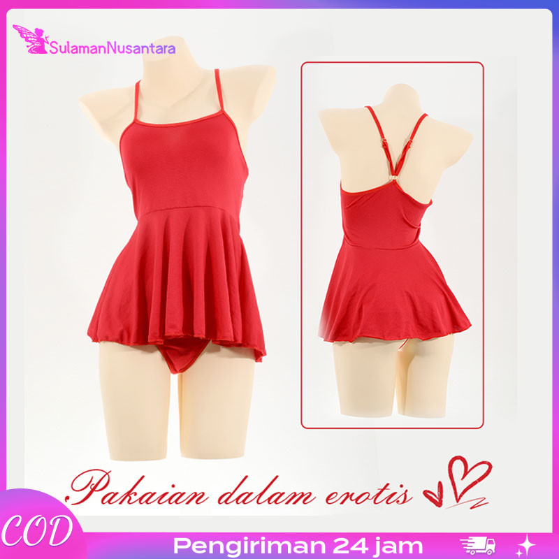 Jual Livingzona Sexy Lingerie Hot Suspender Ketat Backless Dress Mini