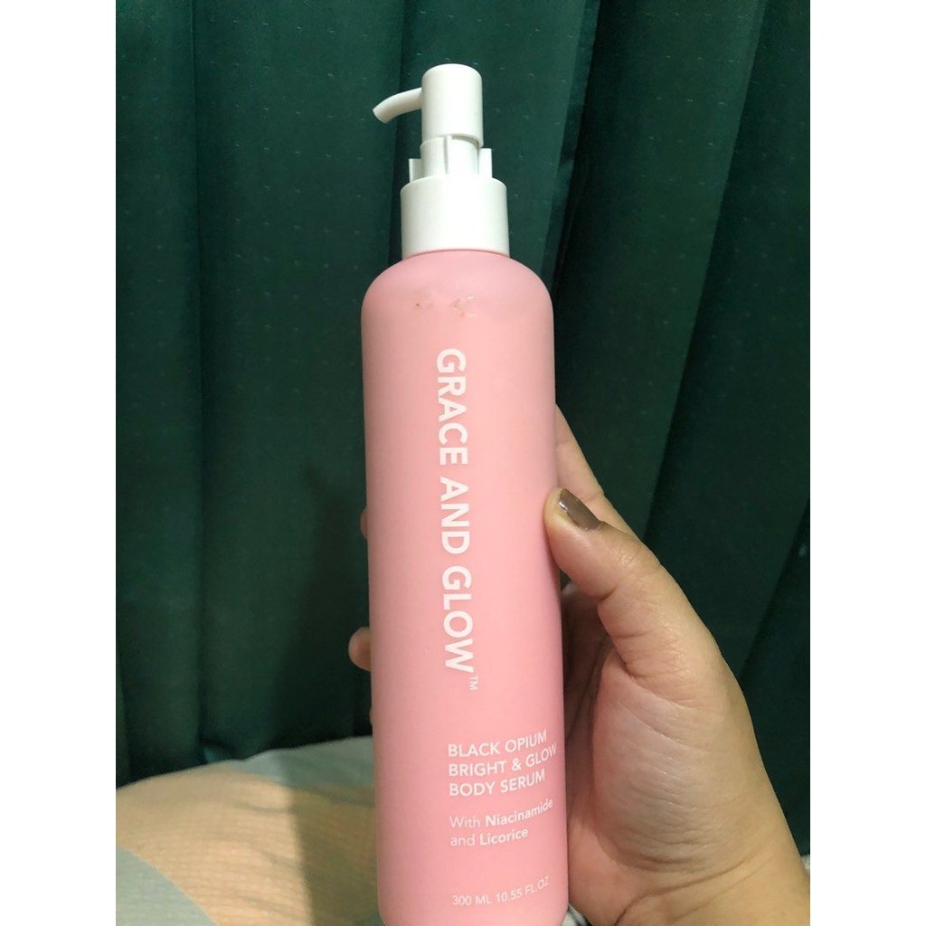 Jual GRACE AND GLOW BLACK OPIUM BRIGHT GLOW BODY SERUM NIACINAMIDE