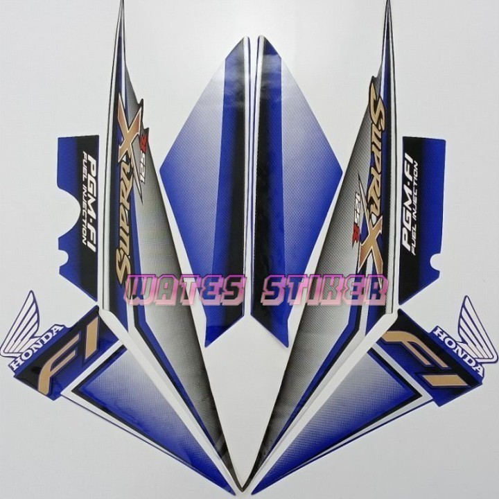 Jual Striping Decal Polet Sticker Honda Supra X R Pgm Fi