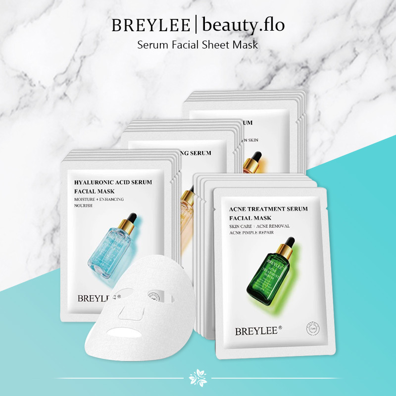 Jual BREYLEE Sheet Mask Serum Facial Sheet Mask Vitamin C Soothing