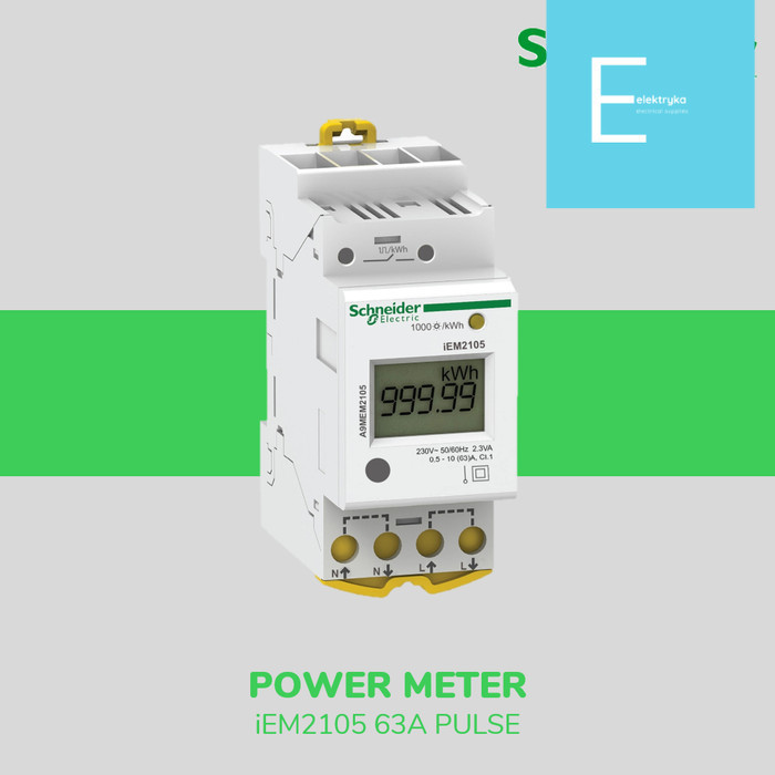 Jual Schneider Electric KWh Power Meter IEM2105 63A Modbus A9MEM2105