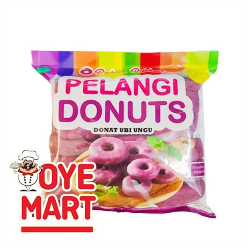 Jual Donuts Pelangi Ubi Ungu Mini Isi Pcs Donat Frozen Food