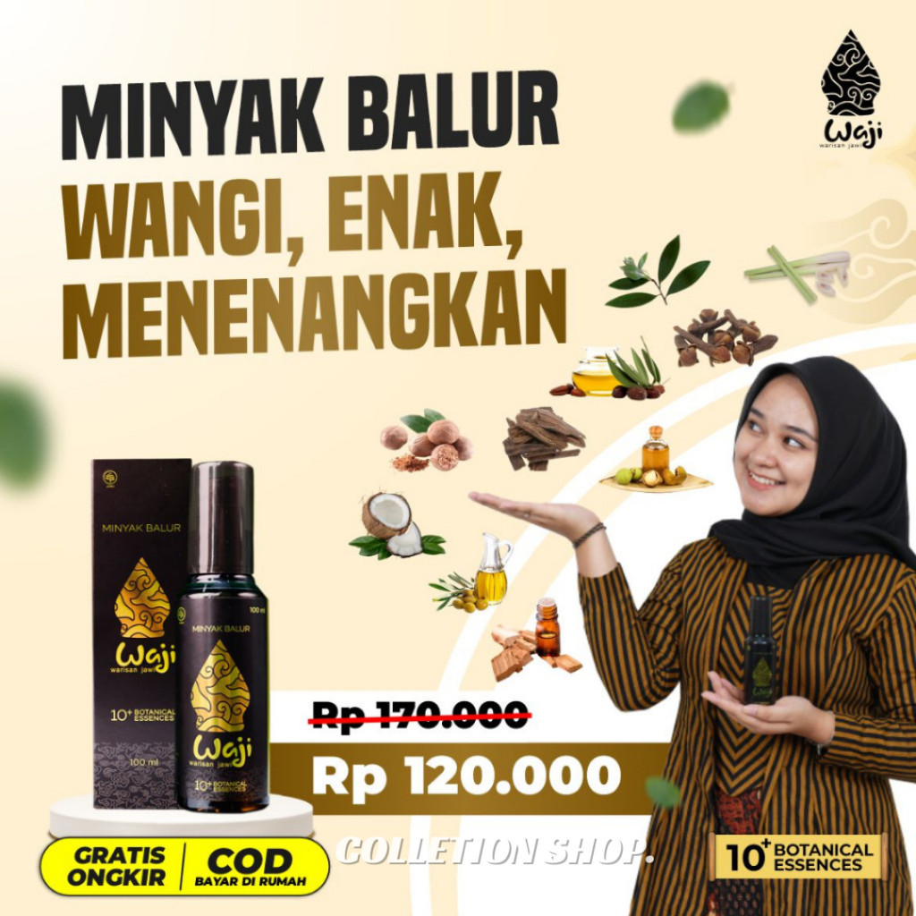 Jual Virall Waji Minyak Balur Warisan Jawi Herbal Original Pijat