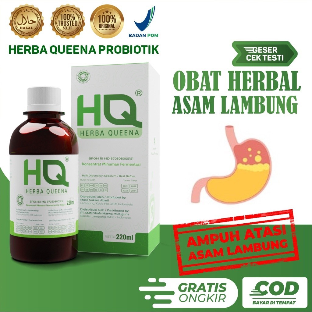 Jual Obat Asam Lambung Kronis Maag Tukak Lambung Herbal Ampuh Asli