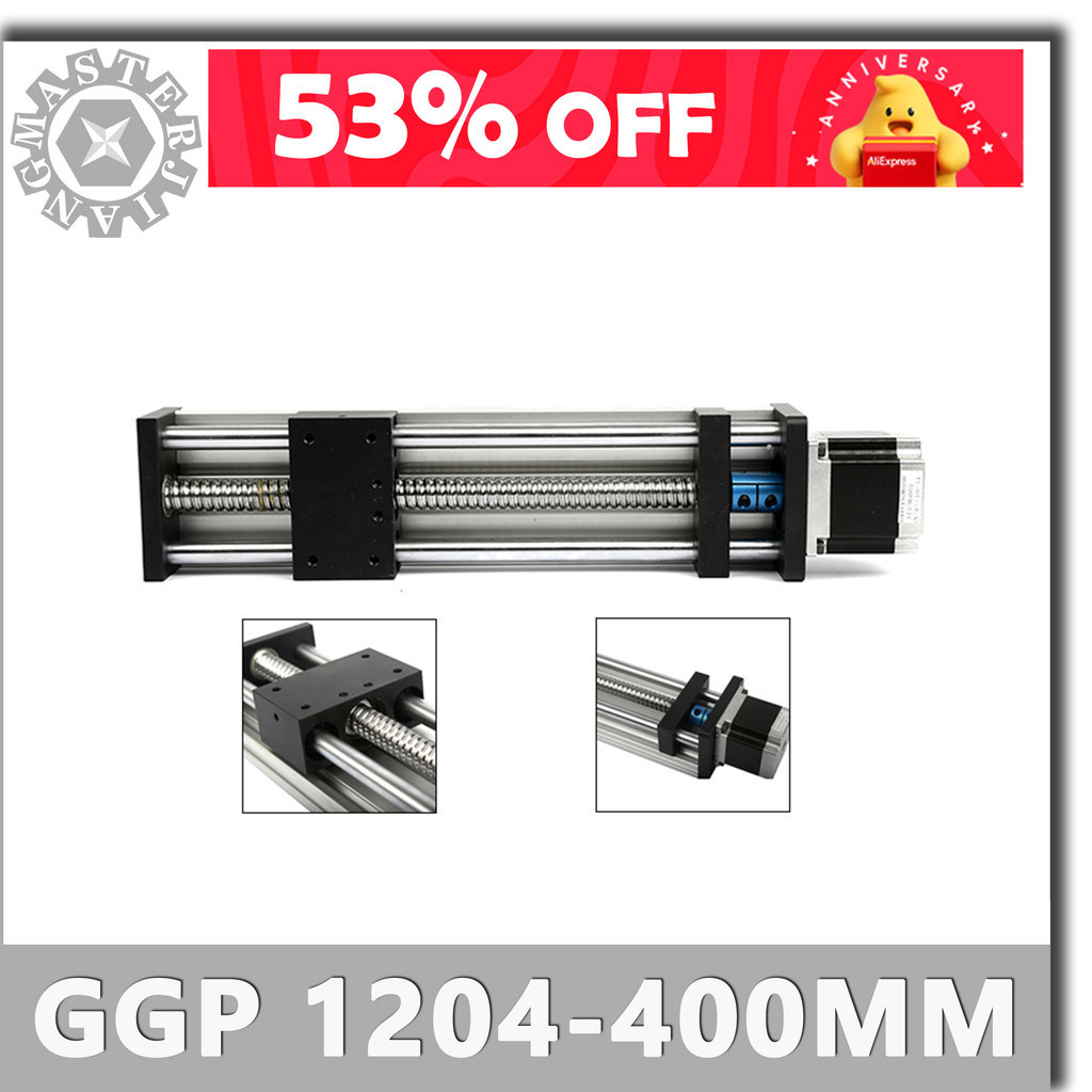 Jual Stage A SFU1204 400mm Linear Guide Rails Linear Actuator System