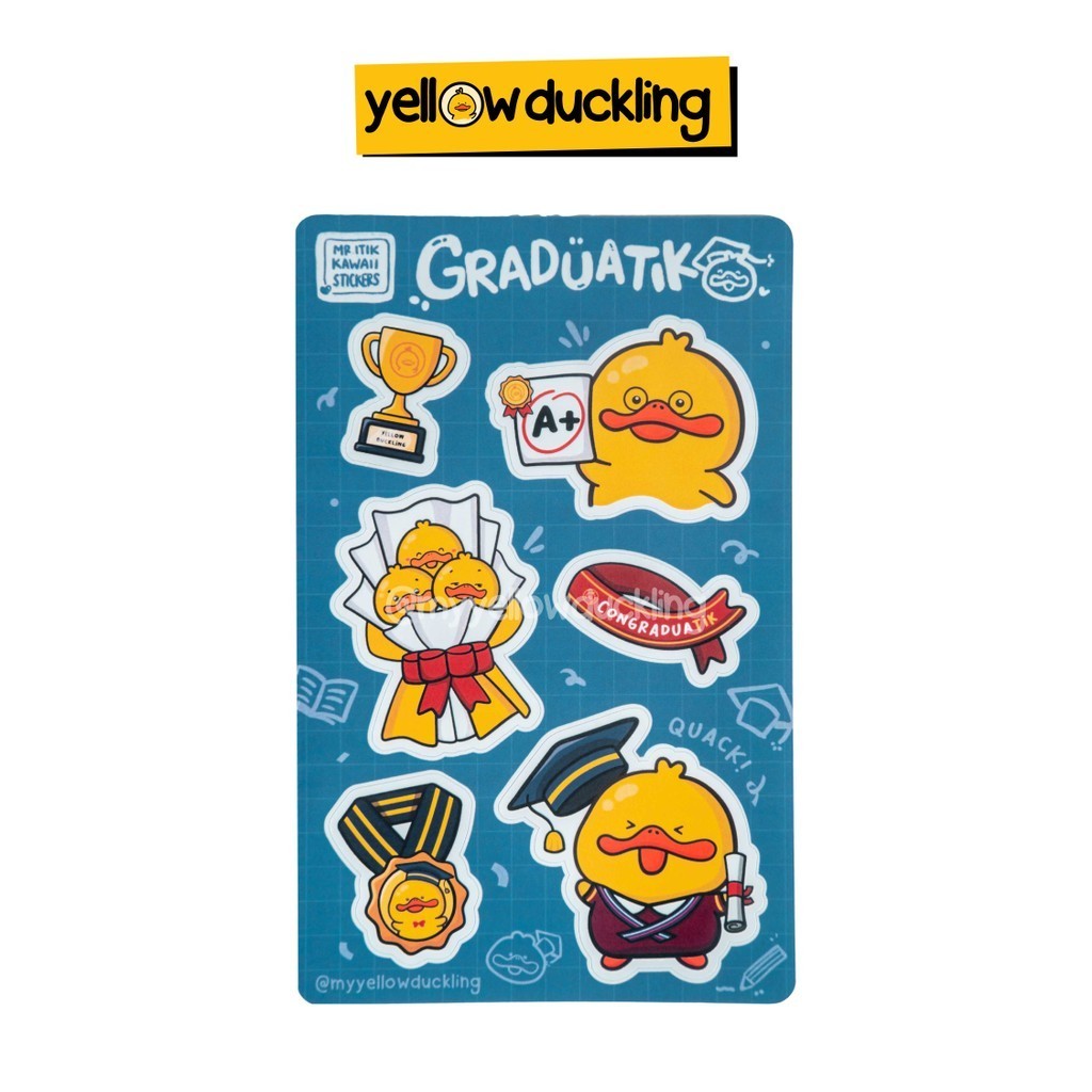 Jual STICKER ITIK GRADUATIK STICKER SET SPECIAL LIMITED EDITION