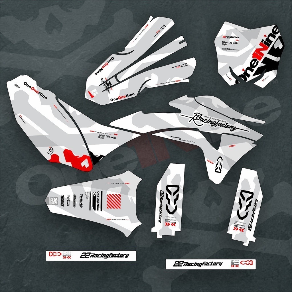 Jual DECAL KLX GORDONS CRF WR SUPER GLOSSY PREMIUM FULL BODY CUSTOM