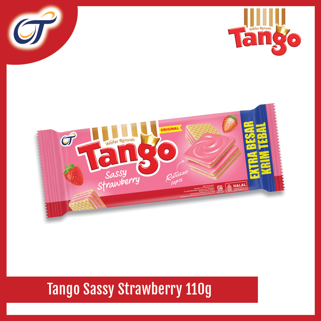 Jual WAFER TANGO SASSY STRAWBERRY 110GR ISI 6PCS Shopee Indonesia