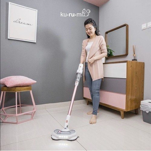 Jual KURUMI KV 07 Powerful Cordless Stick Vacuum Cleaner With Spray Mop