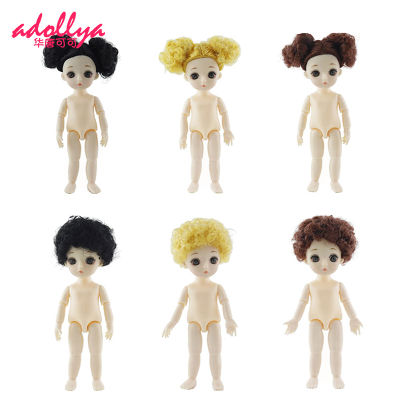Jual Adollya BJD Doll Body 16cm Naked Ball Jointed Swivel Doll Mushroom