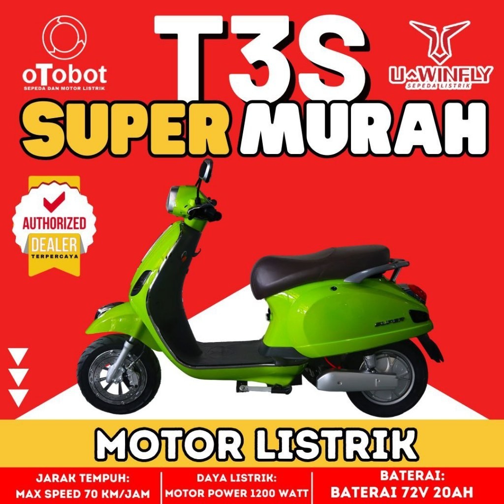 Jual Sepeda Motor Listrik T T S T T S Uwinfly Shopee Indonesia