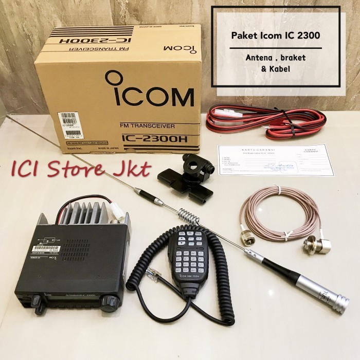 Jual Paket Radio Rig Icom Ic H Untuk Dimobil Shopee Indonesia