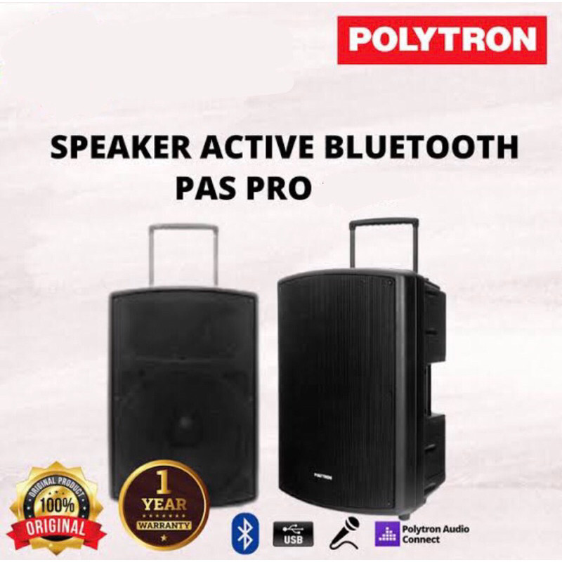 Jual Speaker Portable Bluetooth Aktif Polytron PASPRO 15 Inch Shopee