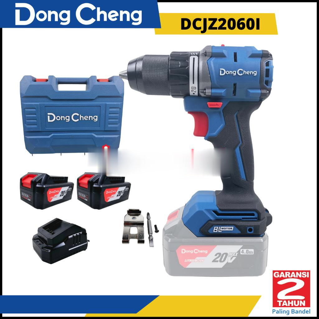 Jual Brushless Impact Drill Mesin Baterai Cordless Dongcheng Dcjz I