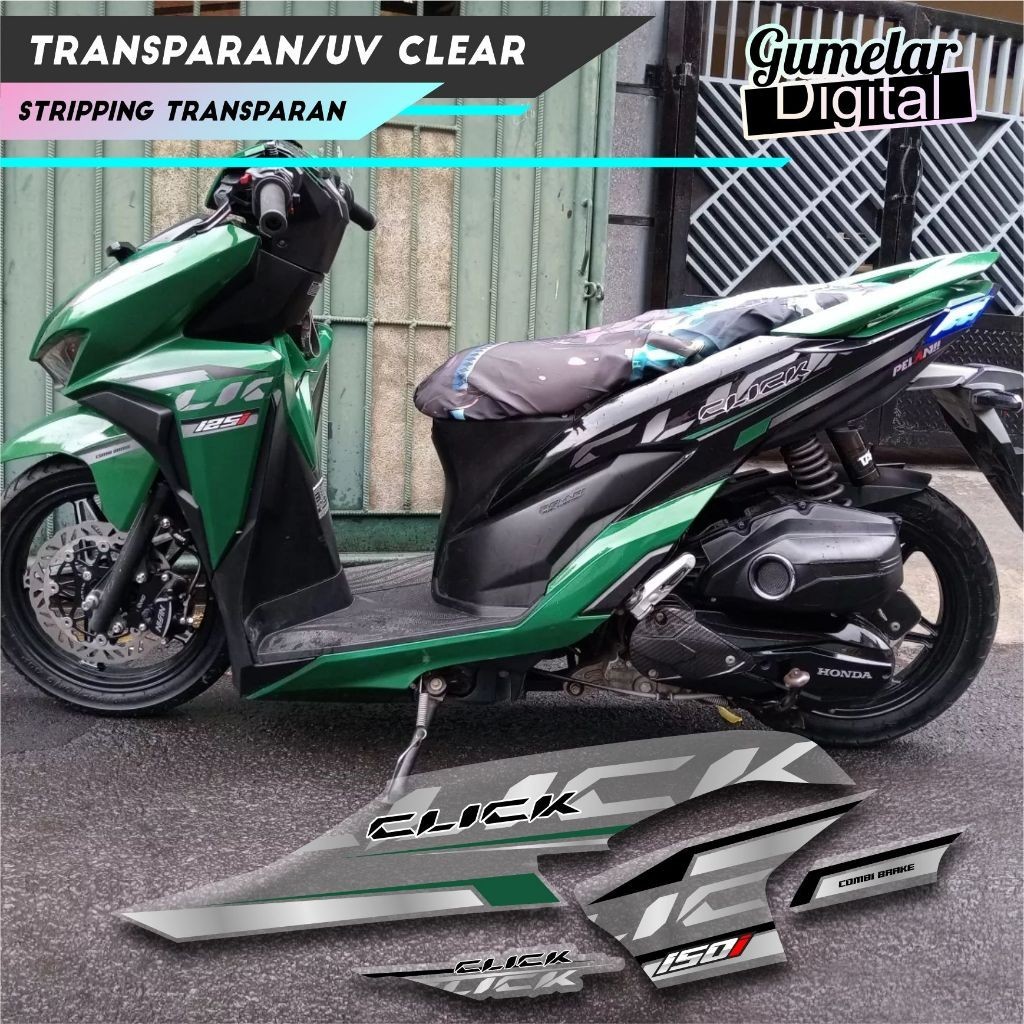 Jual Stripping Transparan Uv Clear Simpel Honda Vario New I I